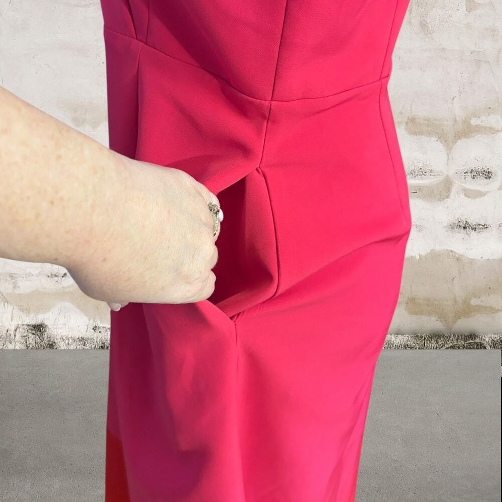 Anne Klein $139 Colorblock A-Line Dress Size 2 NWT - Picture 4 of 7